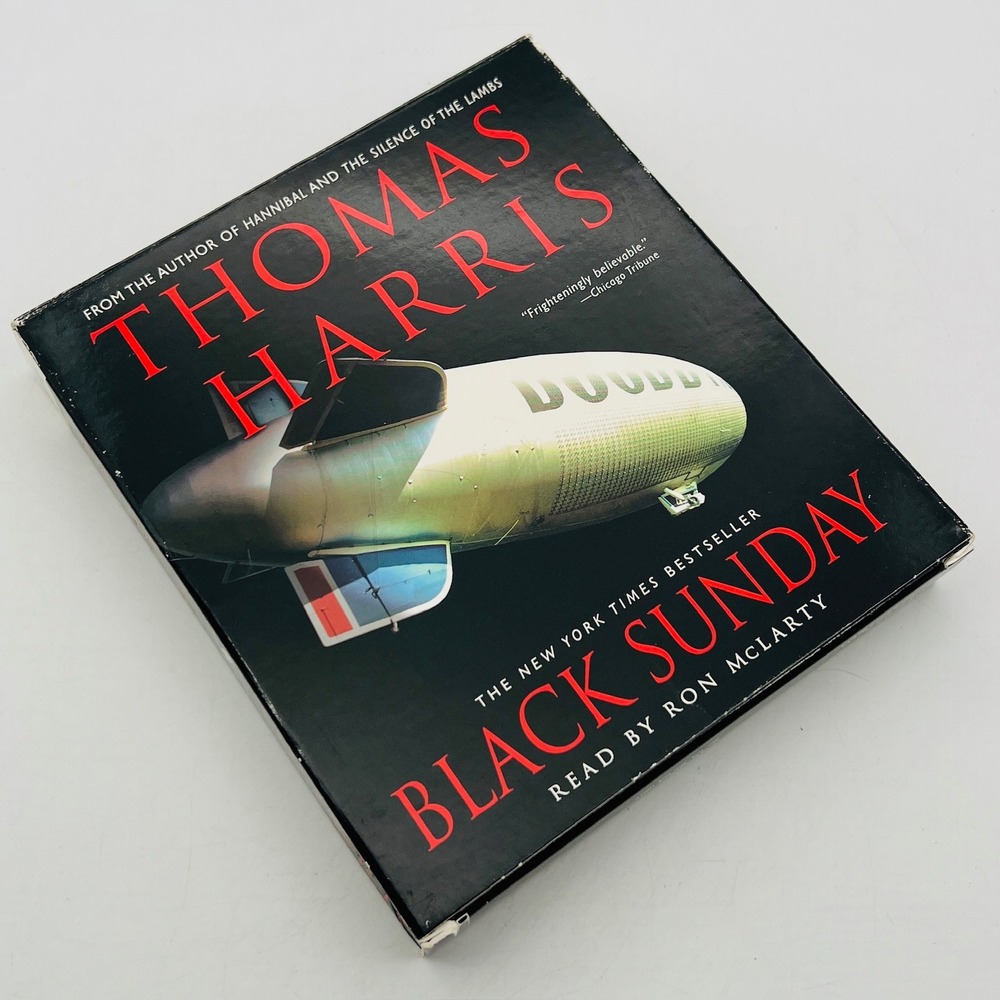 Black Sunday‎ Thomas Harris Audiobook 4 CD Set Read by Ron McLarty Abridged